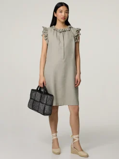 Minikleid aus Leinen