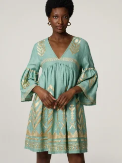 Minikleid aus Leinen