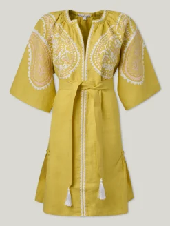 Minikleid aus Leinen