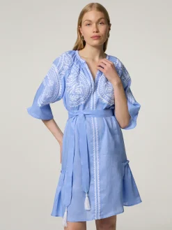 Minikleid aus Leinen