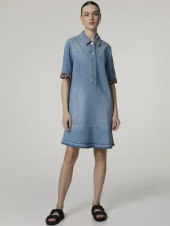 Minikleid im Denim-Look