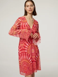 Minikleid mit Allover-Print