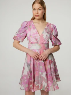 Minikleid mit Flower-Print