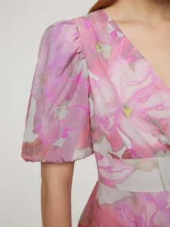 Minikleid mit Flower-Print