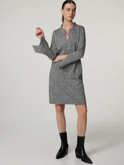 Minikleid mit Karomuster