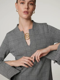 Minikleid mit Karomuster