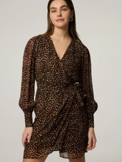 Minikleid mit Leo-Print