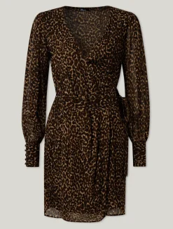 Minikleid mit Leo-Print