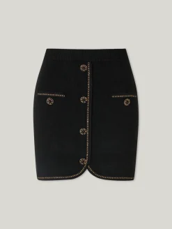 Minirock aus Strick FANILA