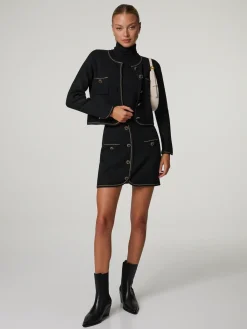 Minirock aus Strick FANILA