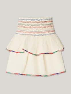 Minirock mit Volants