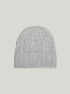Mütze mit Zopfmuster
