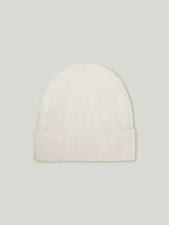 Mütze mit Zopfmuster