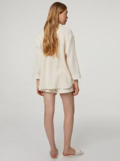 Musselin-Shorts aus Baumwolle