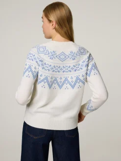 Norwegerpullover aus Wolle
