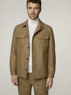 Overshirt aus Schurwolle