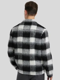 Overshirt mit Karo-Muster