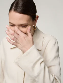 Overshirt mit Leinen