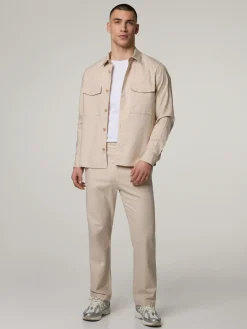 Overshirt mit Leinen