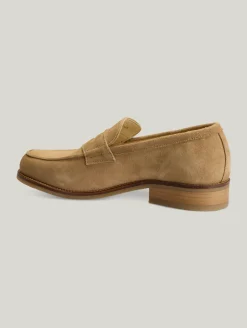 Penny Loafer aus Veloursleder