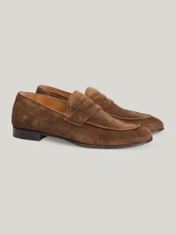 Penny Loafer aus Veloursleder