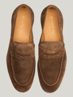 Penny Loafer aus Veloursleder