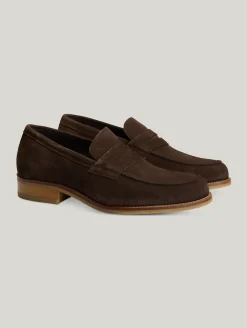 Penny Loafer aus Veloursleder