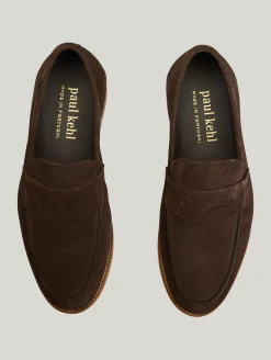 Penny Loafer aus Veloursleder