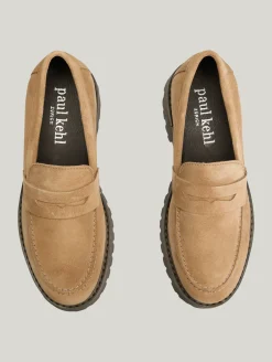 Penny-Loafer aus Veloursleder