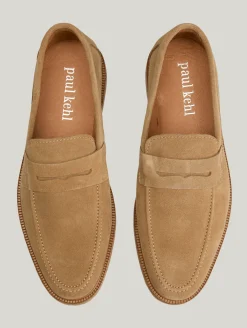 Penny-Loafer aus Veloursleder