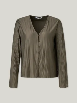 Plisseebluse SAUMA