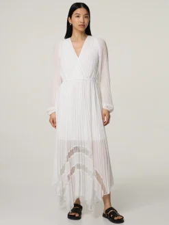 Plisseekleid mit Spitze