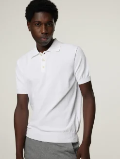 Poloshirt aus Feinstrick