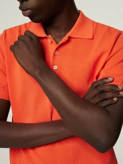 Poloshirt aus Feinstrick