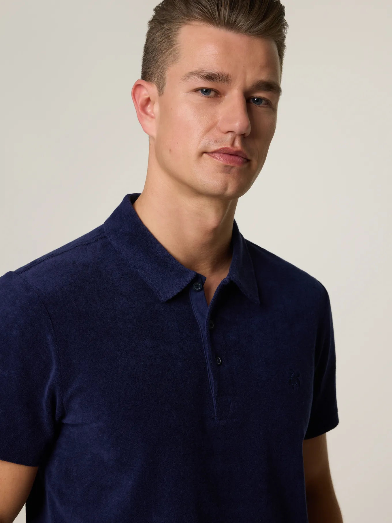 Poloshirt aus Frottee