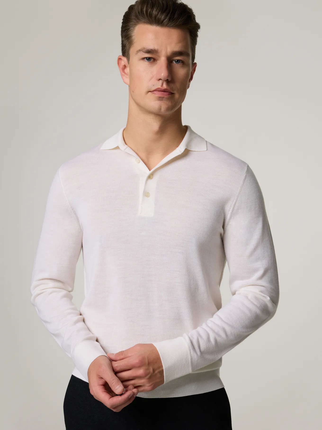 Poloshirt aus Merinowolle