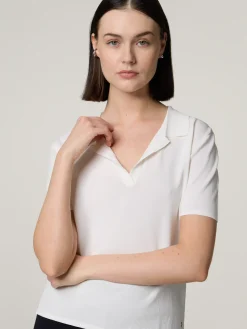 Poloshirt aus Strick