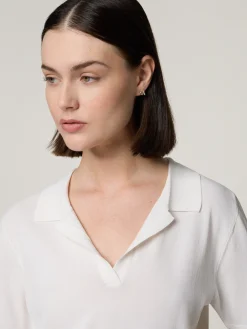 Poloshirt aus Strick