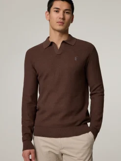 Poloshirt aus Strick