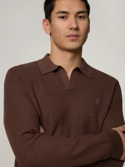 Poloshirt aus Strick