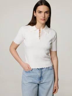 Poloshirt aus Strick