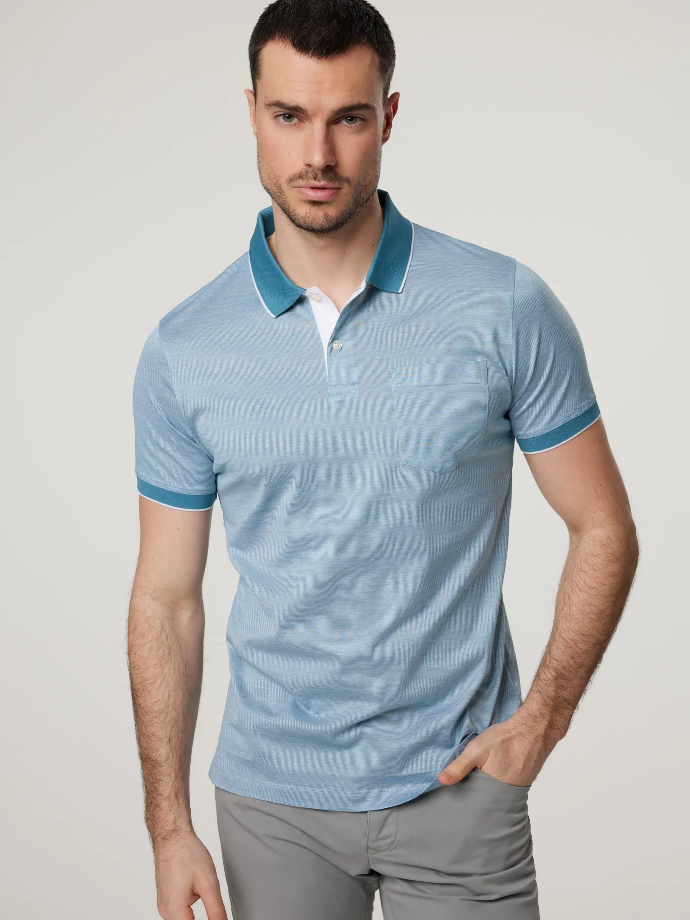 Poloshirt im Custom Fit