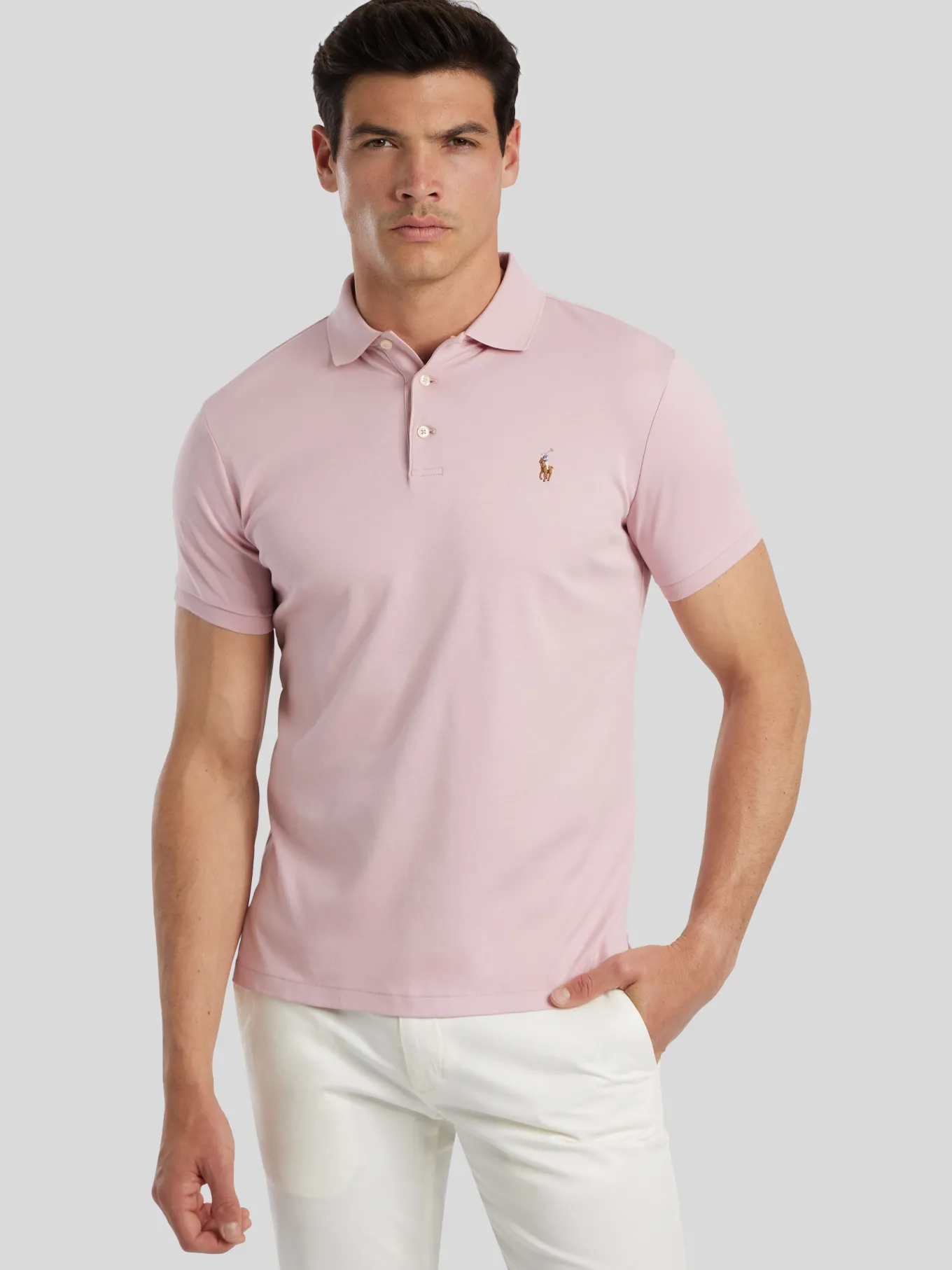 Poloshirt im Custom Slim Fit