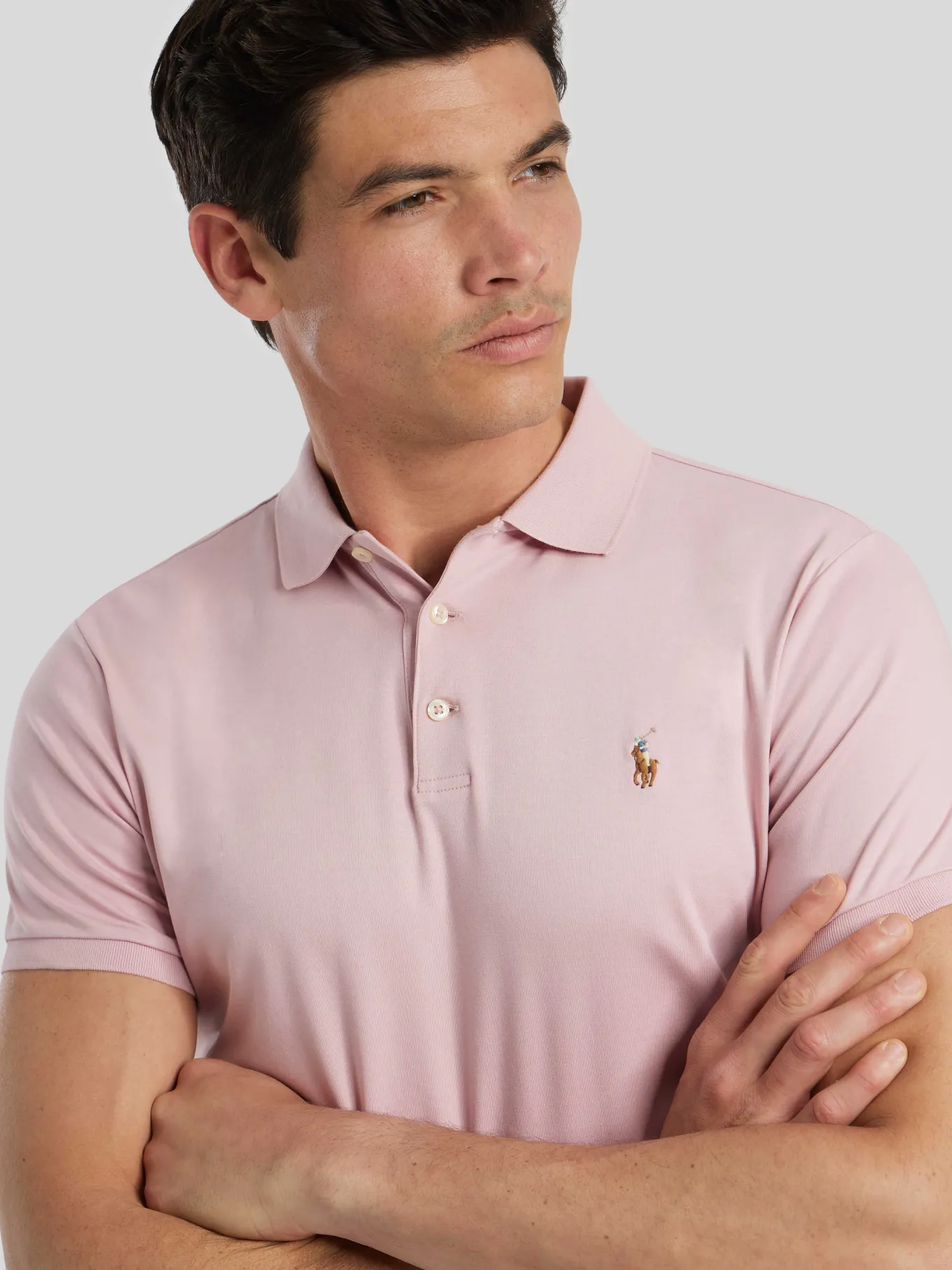 Poloshirt im Custom Slim Fit