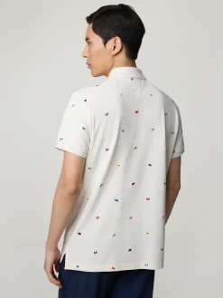 Poloshirt mit Stickereien