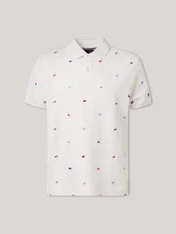 Poloshirt mit Stickereien