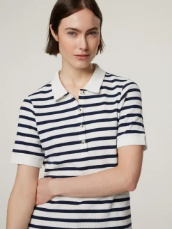 Poloshirt mit Streifen CLEO