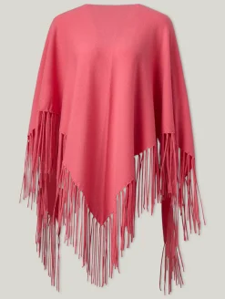 Poncho aus Kaschmir-Mix