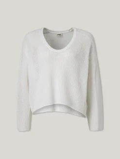 Pullover aus Lochstrick