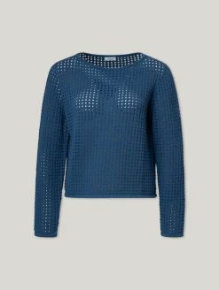 Pullover aus Lochstrick